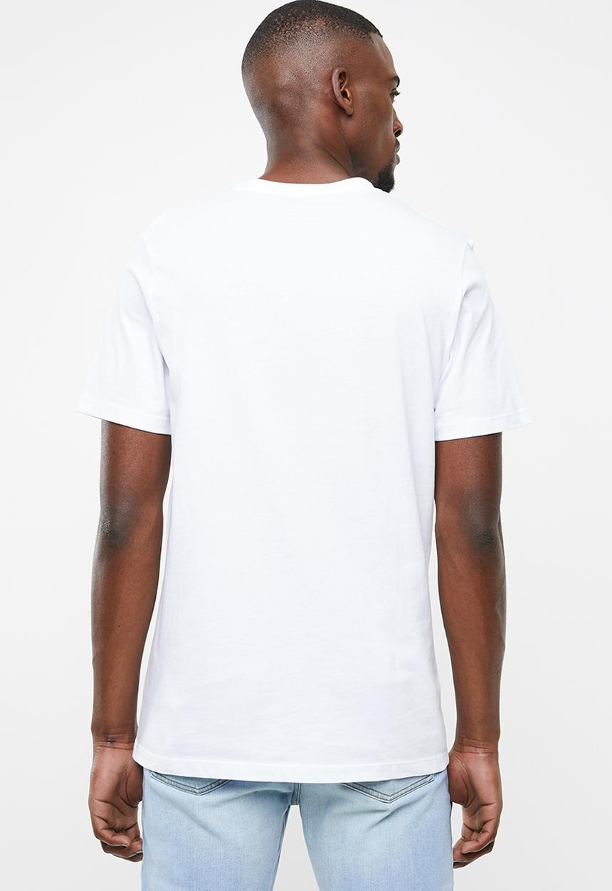 Jack & Jones - Neon-pop short sleeve tee - white