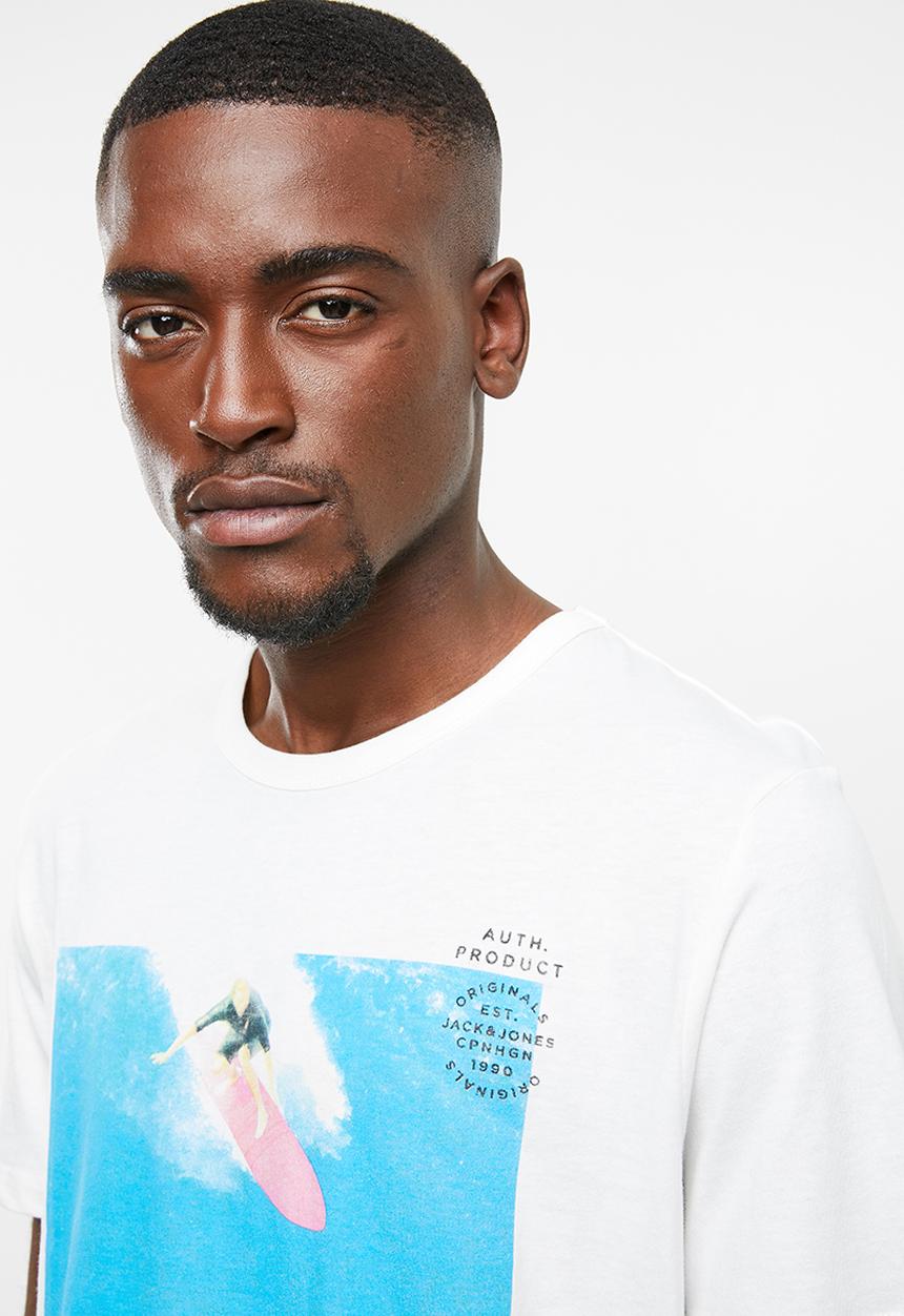 Jack & Jones - Omega short sleeve T-shirt - white 