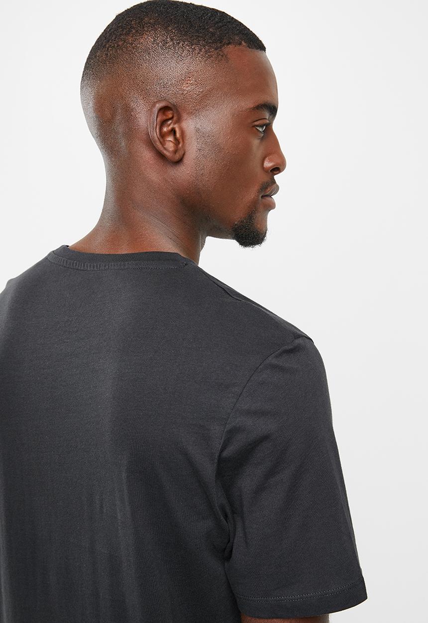 Jack & Jones - Neon-pop short sleeve tee - charcoal 