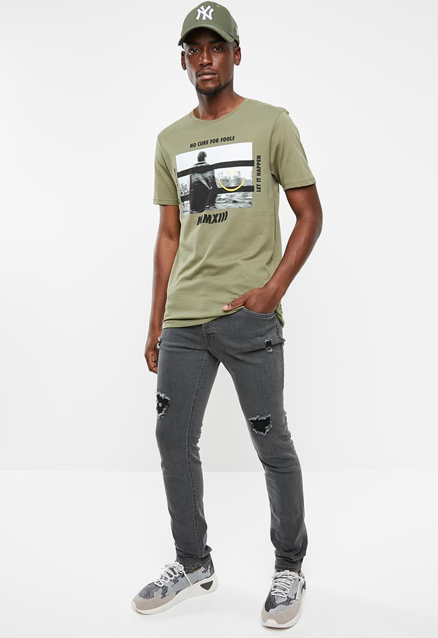 Jack & Jones - Glen original am 704 jeans - grey