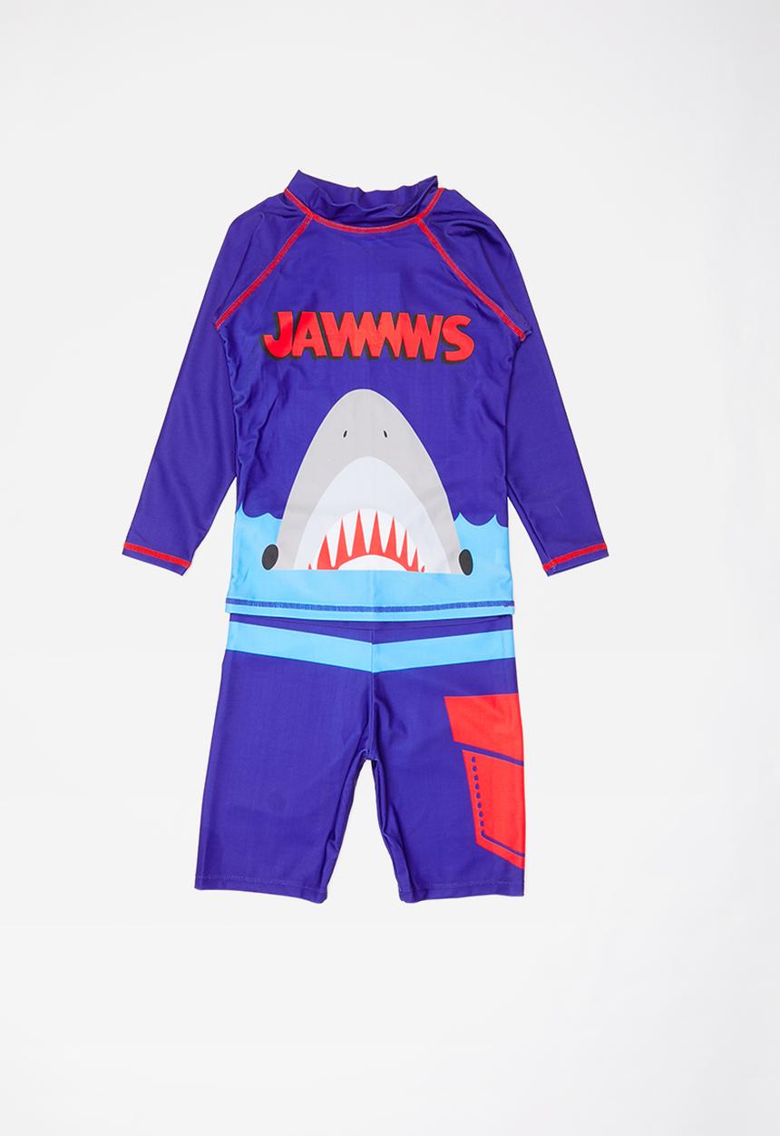 Pop Candy - Printed shark 2 piece swimsuit - multi 