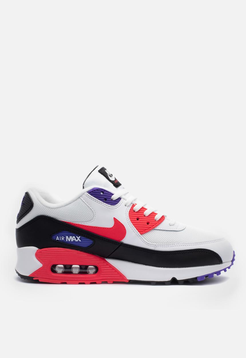 Nike - Air Max '90 essential - white/red orbit-psychic purple-black