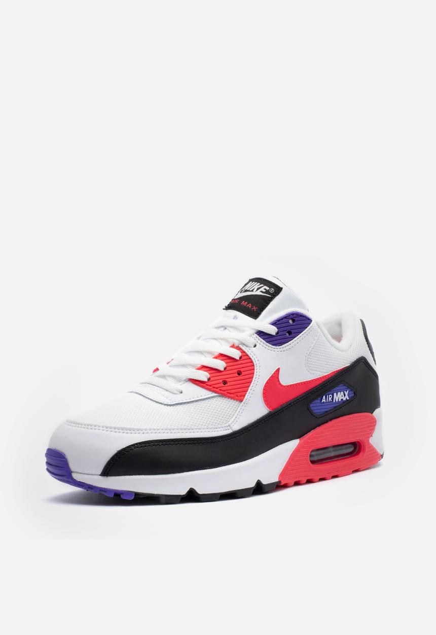 Nike - Air Max '90 essential - white/red orbit-psychic purple-black