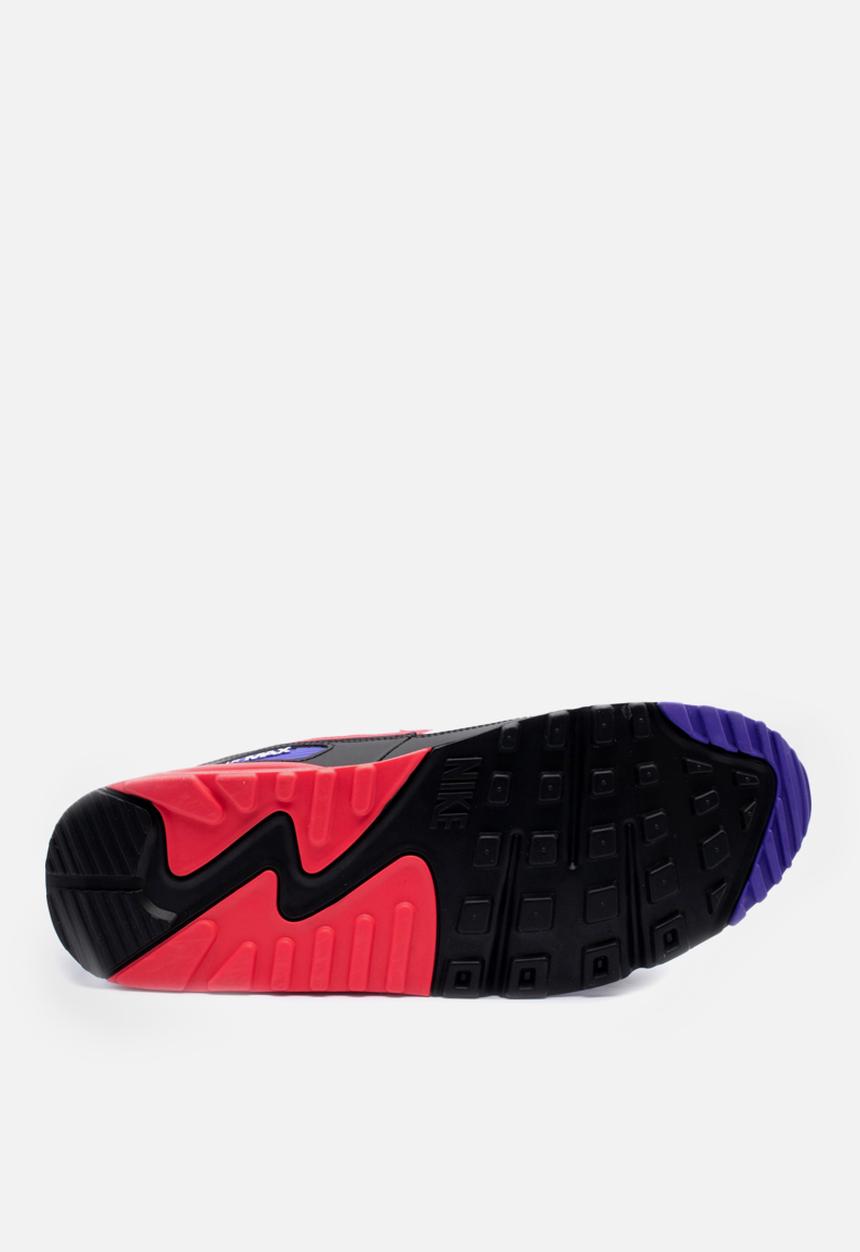 Nike - Air Max '90 essential - white/red orbit-psychic purple-black