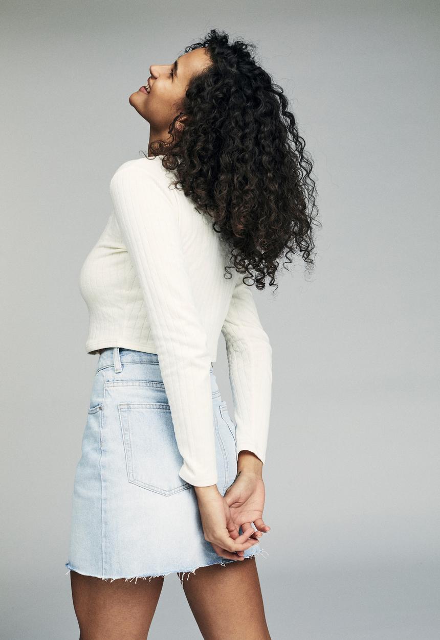 Cotton On - The classic denim skirt - blue