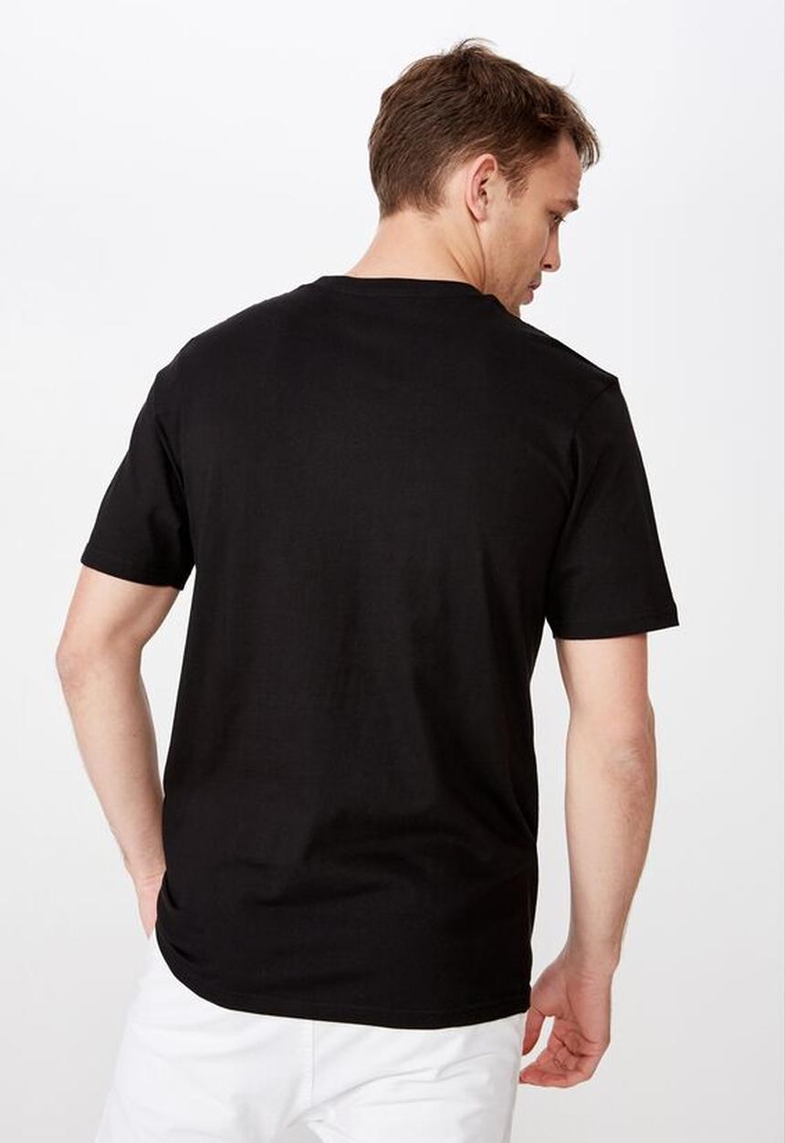 Cotton On - Tbar collab short sleeve tee - black