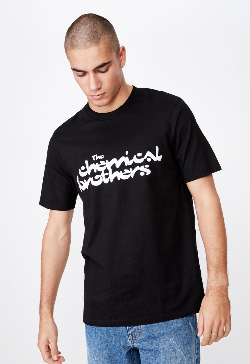 Cotton On - The chemical brothers tee - black