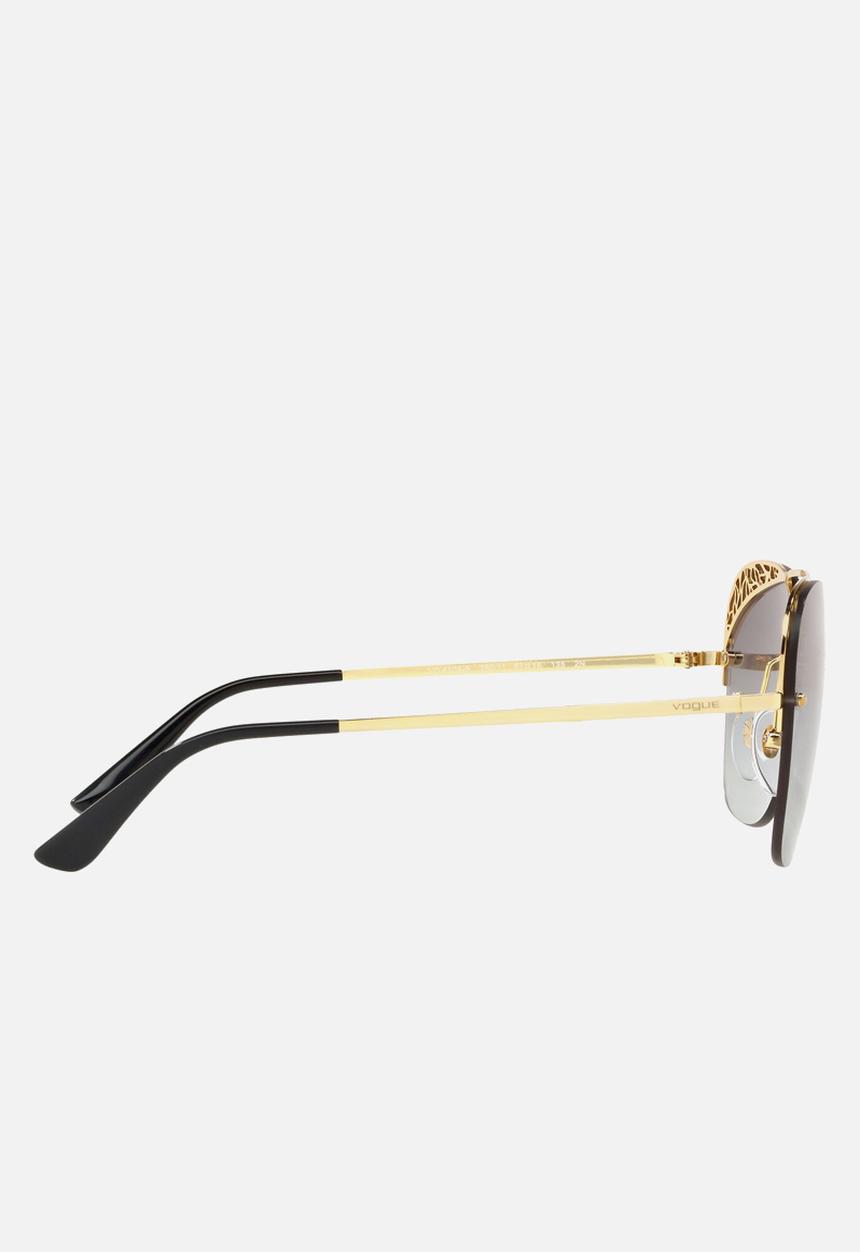 Vogue Eyewear - Metallic lace sunglasses - grey 