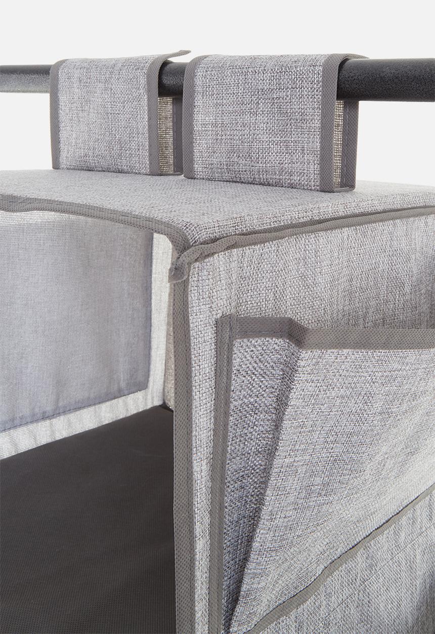 Sixth Floor - 3 tier storage hanger - grey