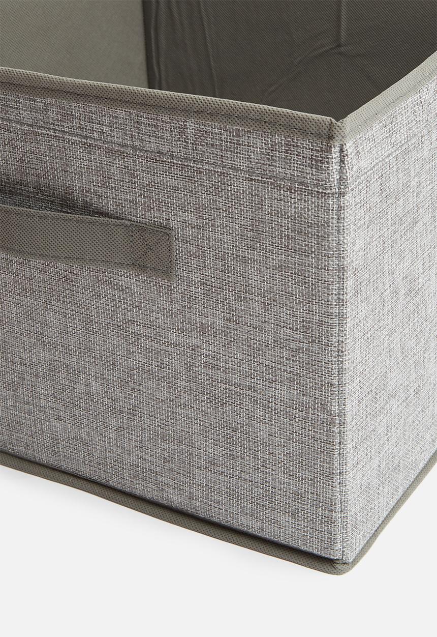 Sixth Floor - Collapsible storage box - grey