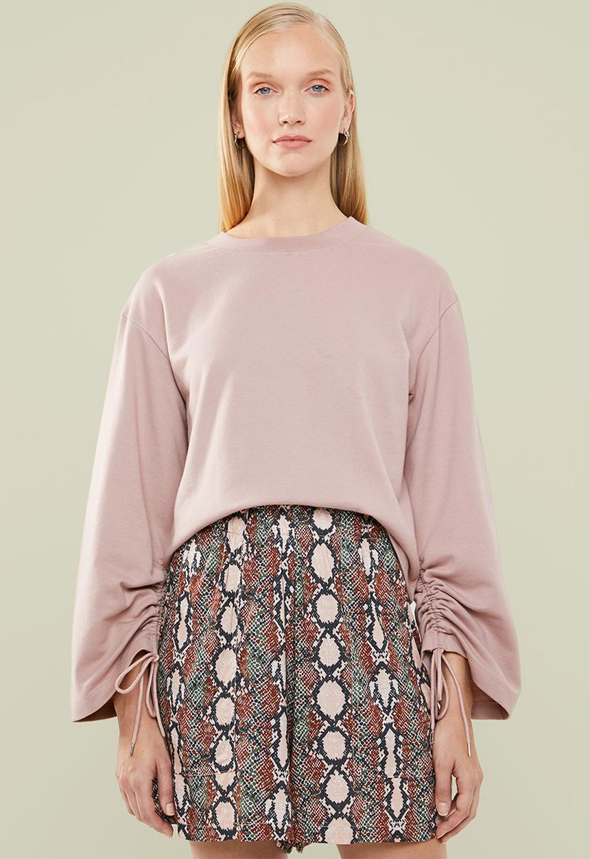 Superbalist - Drawstring detail sweat - pink