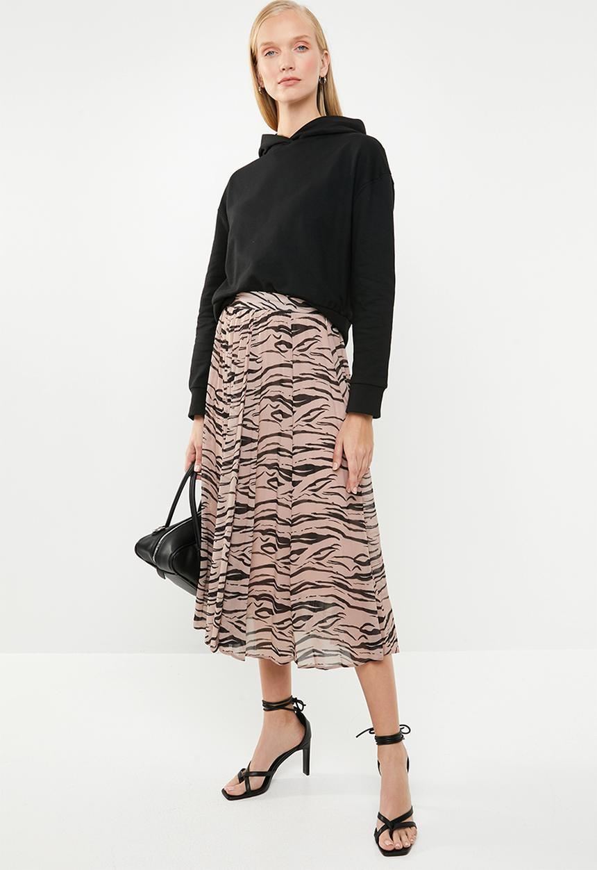 Superbalist - Boxy crop hoodie - black