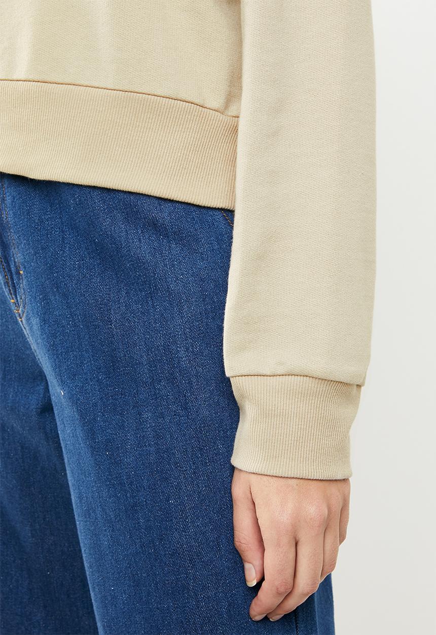 Superbalist - Boxy crop hoodie - neutral