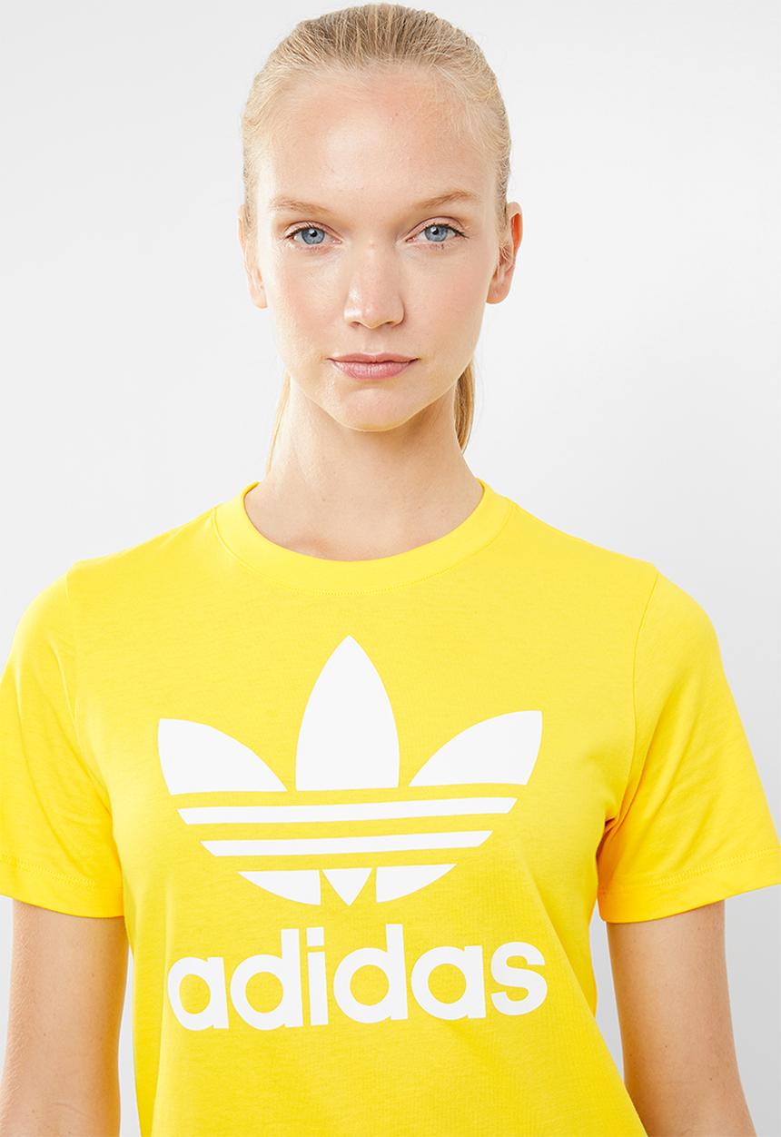 adidas Originals - Trefoil tee - yellow