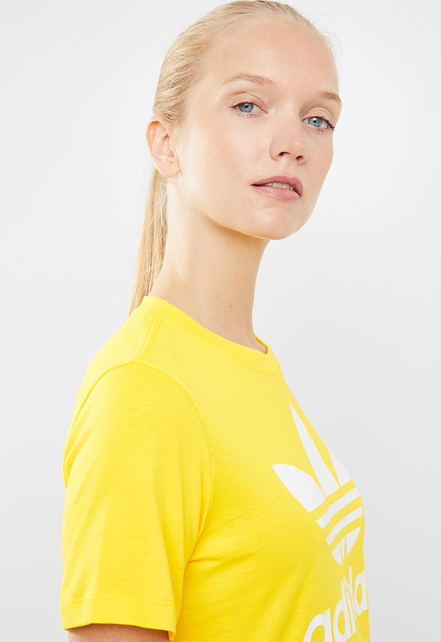 adidas Originals - Trefoil tee - yellow