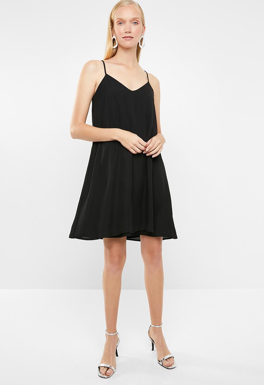 Superbalist - Chiffon strappy dress - black 