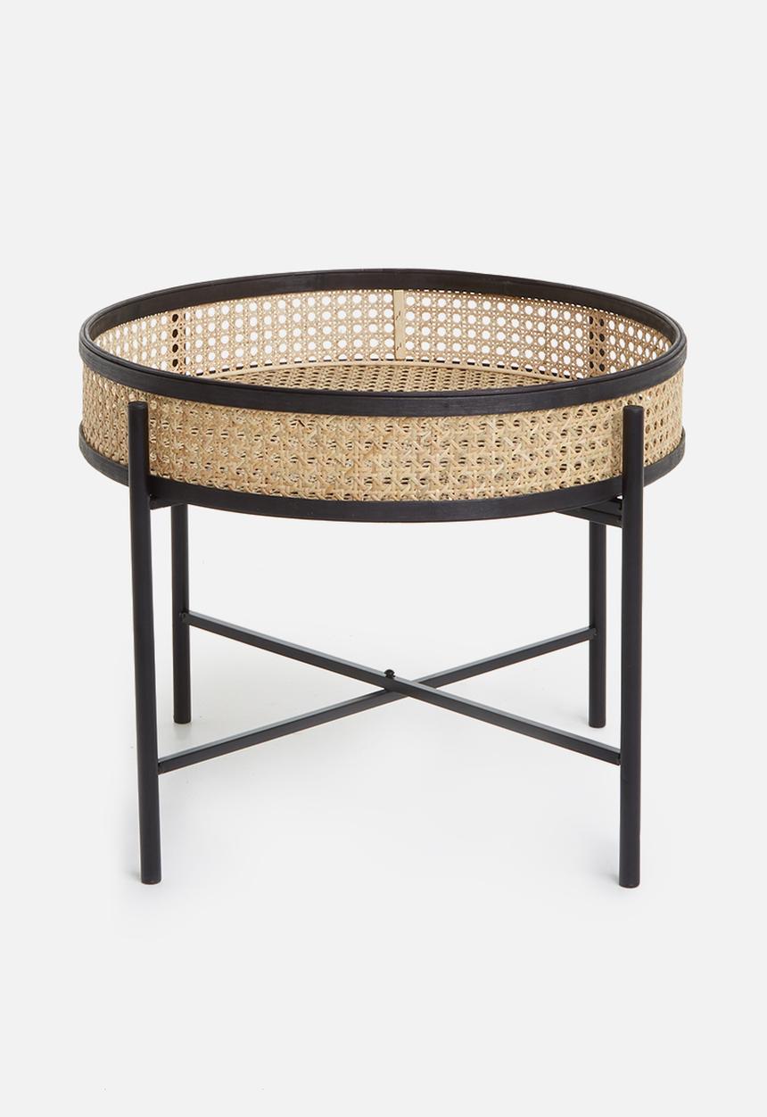Sixth Floor - Rattan side table - natural