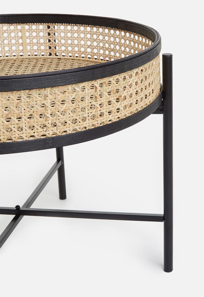 Sixth Floor - Rattan side table - natural