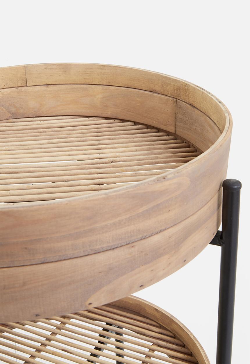 Sixth Floor - Rattan shelf - natural