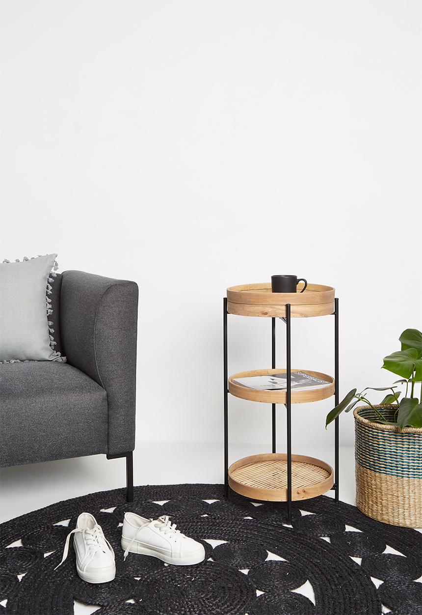 Sixth Floor - Rattan shelf - natural