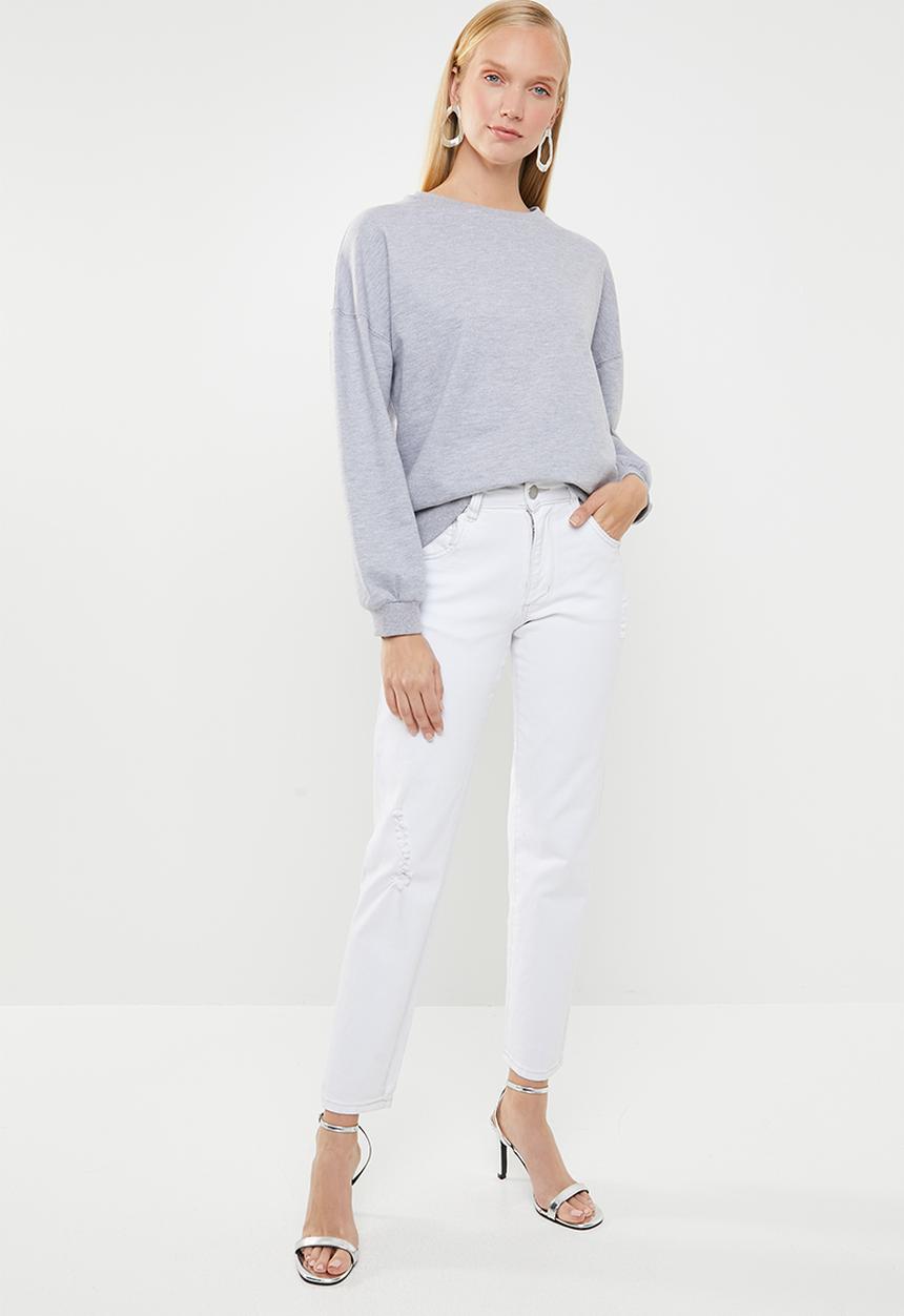 Superbalist - Balloon sleeve sweat - grey