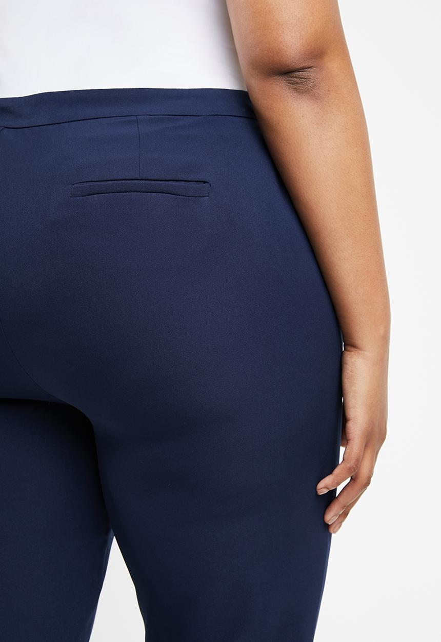 POLO - Plus size brooke formal pants - navy