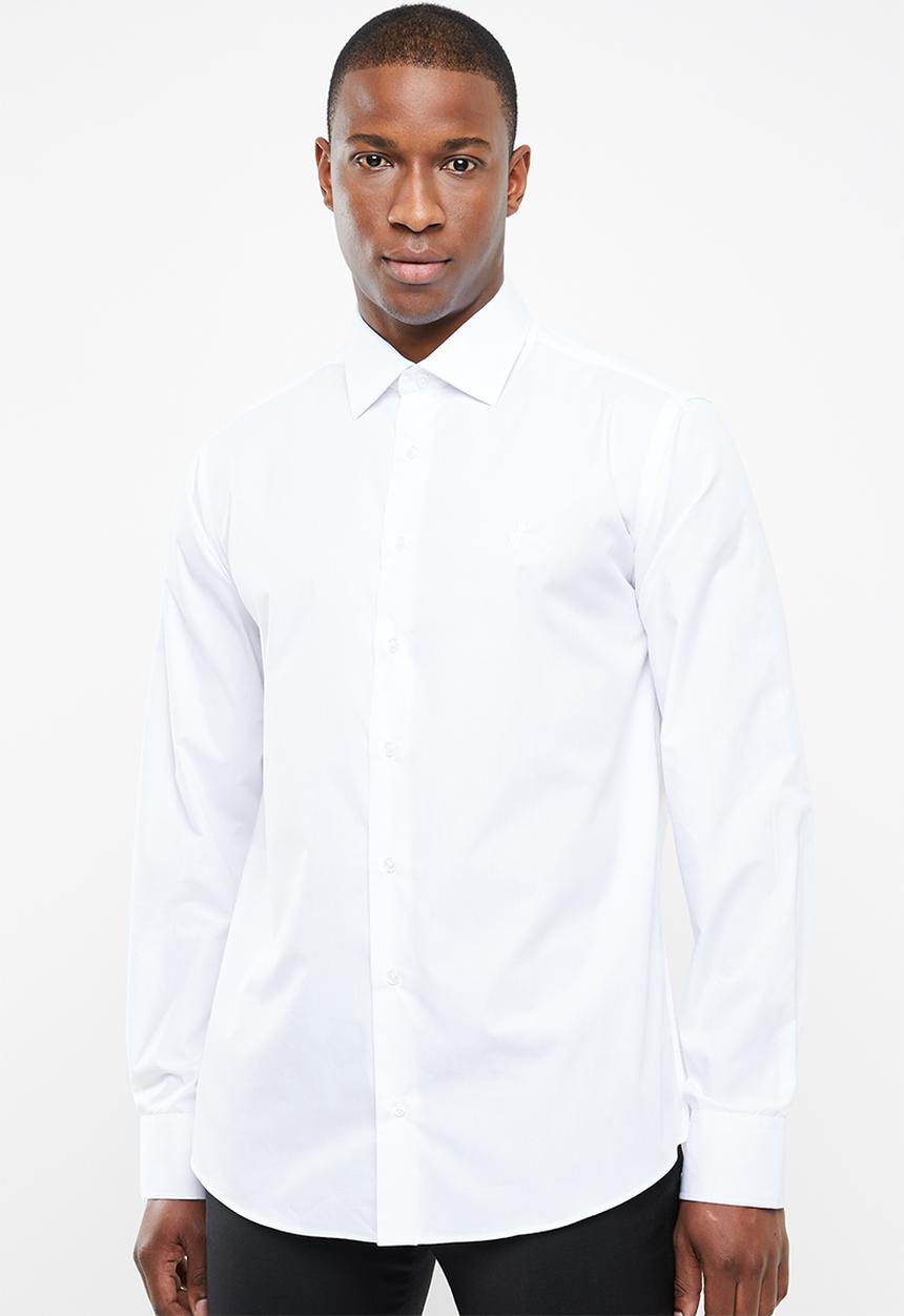 POLO - Custom fit work shirt - white