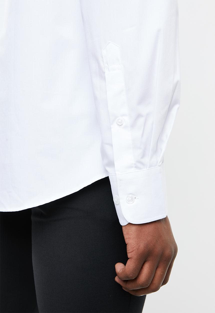 POLO - Custom fit work shirt - white