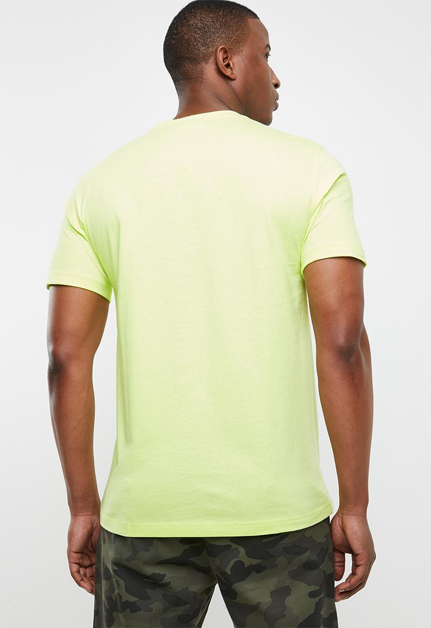 adidas Originals - Trefoil short sleeve T-shirt - yellow & white