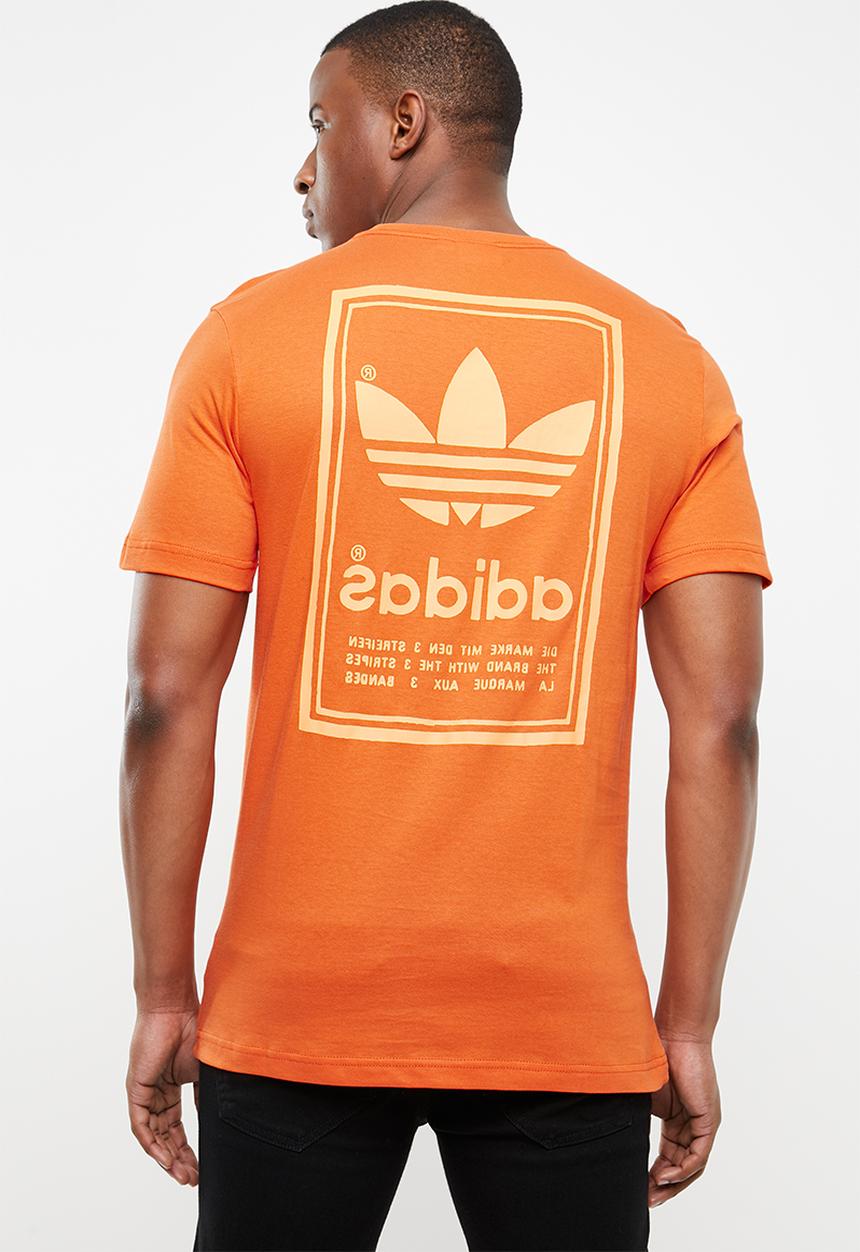 adidas Originals - Japanese vintage tee - orange
