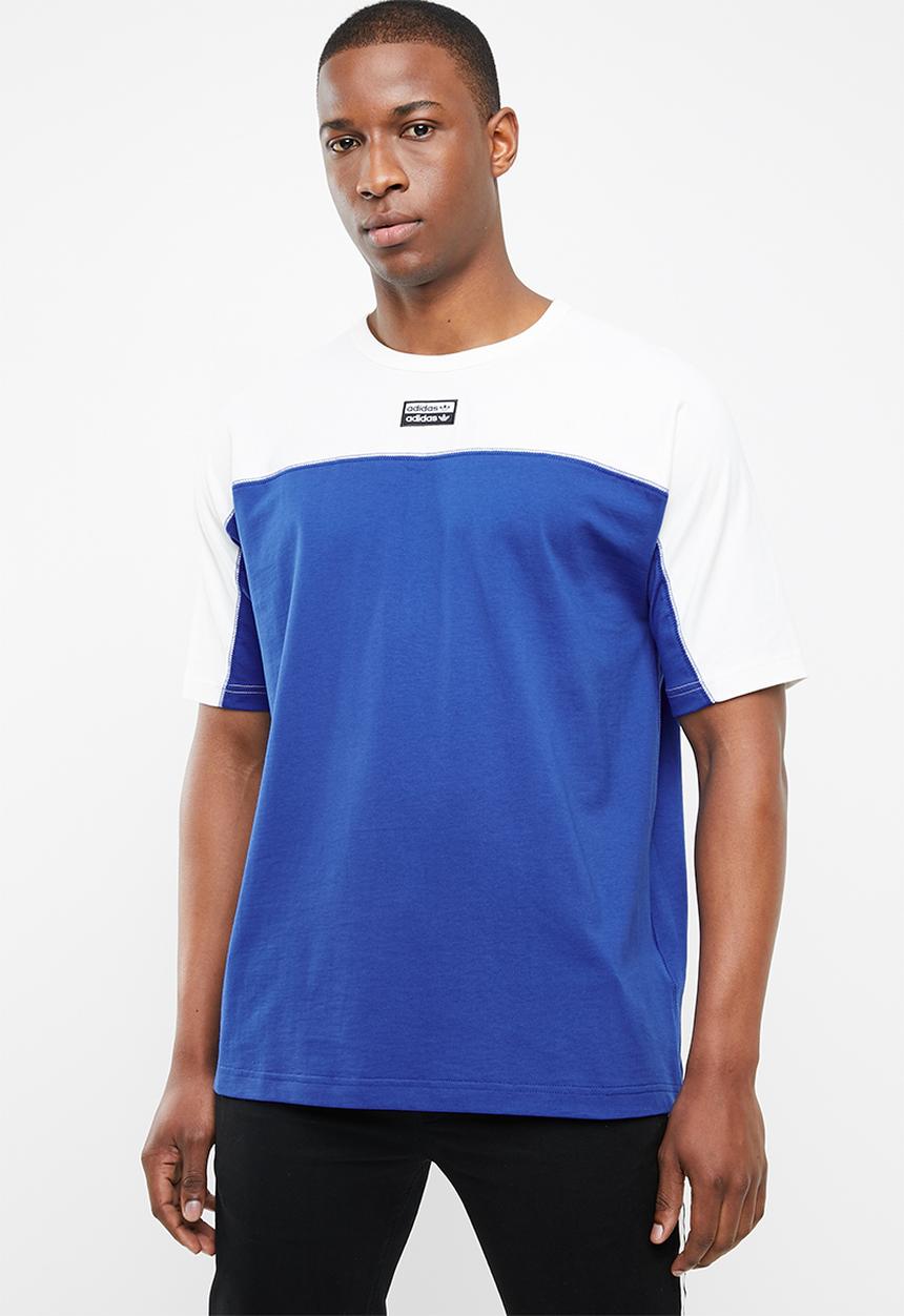 adidas Originals - Vocal j short sleeve tee - blue & white