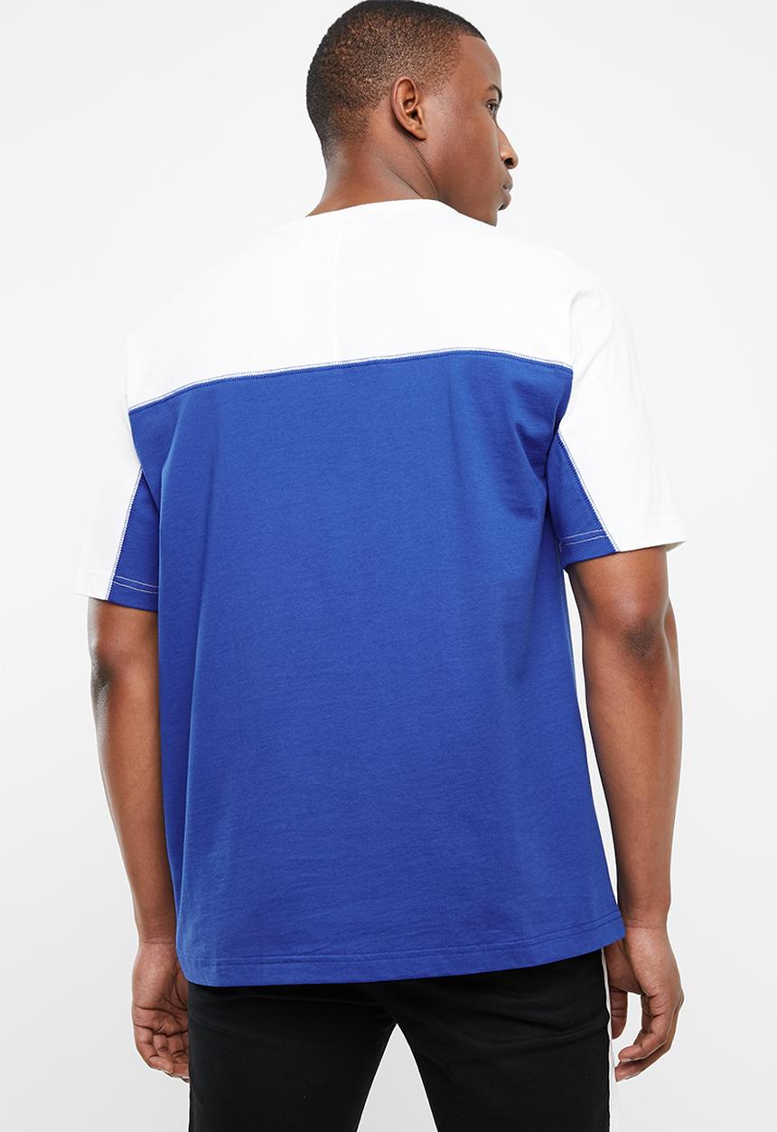 adidas Originals - Vocal j short sleeve tee - blue & white