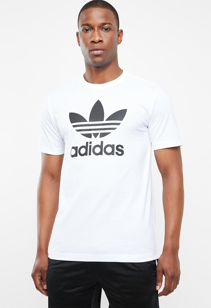 adidas Originals - Trefoil crew short sleeve tee - white & black