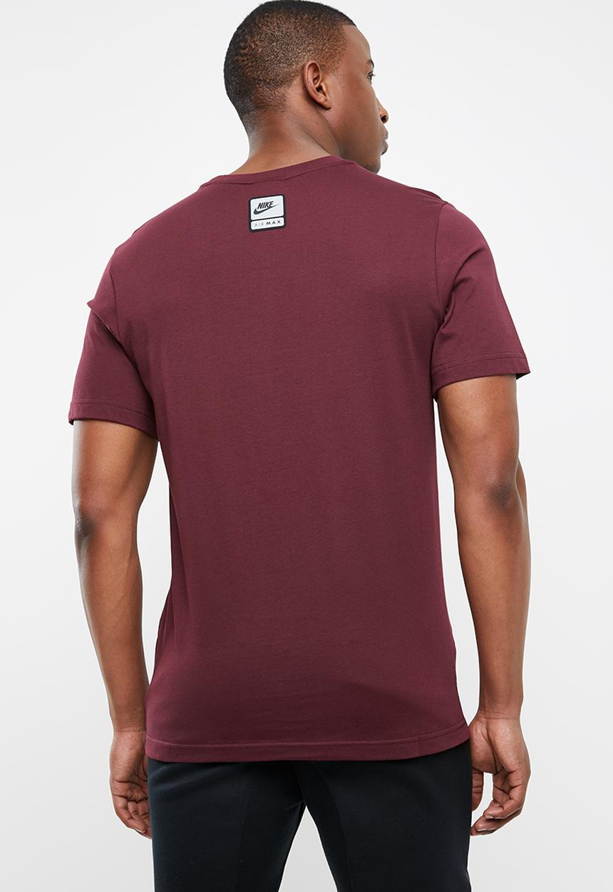 Nike - Nsw air max gpx tee - maroon