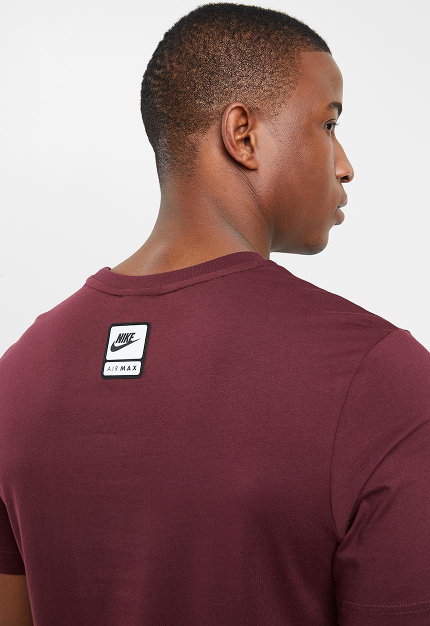 Nike - Nsw air max gpx tee - maroon