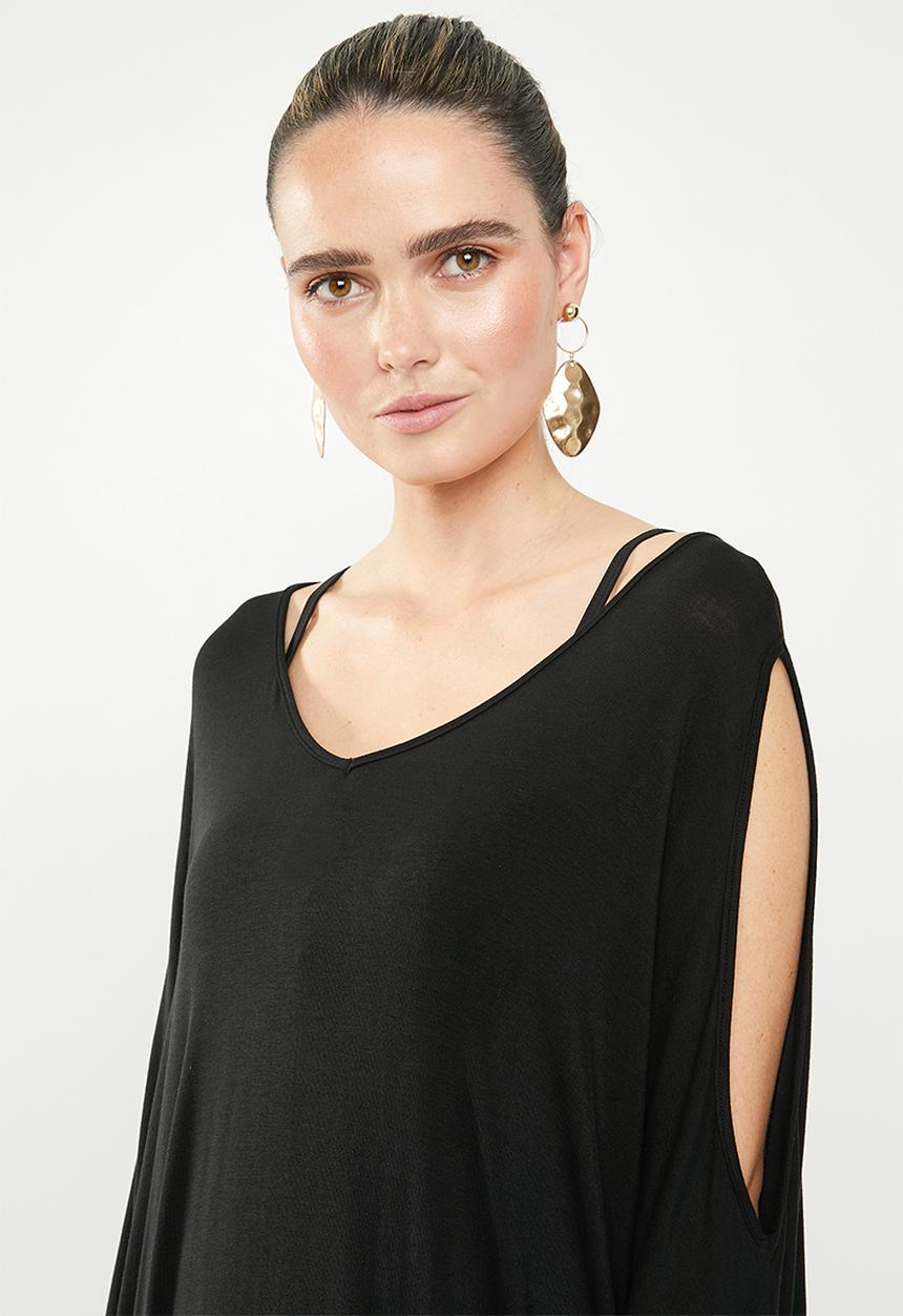 Superbalist - Cold shoulder cover up - black