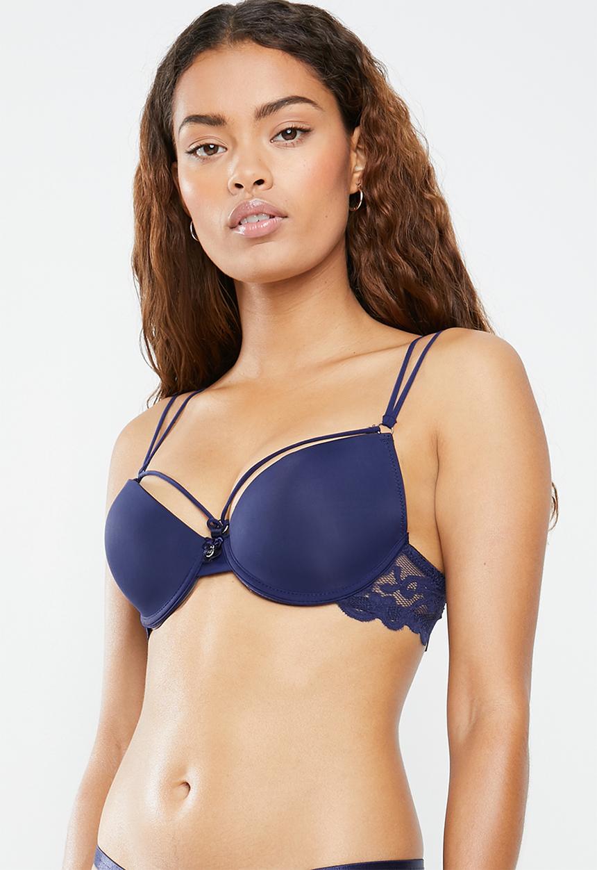 SISSY BOY - Lace T-shirt bra - navy