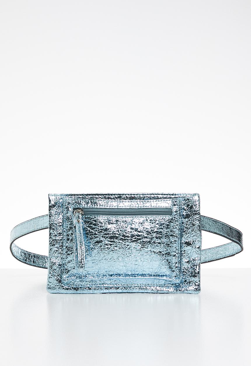 Superbalist - Brode metallic waist bag - blue