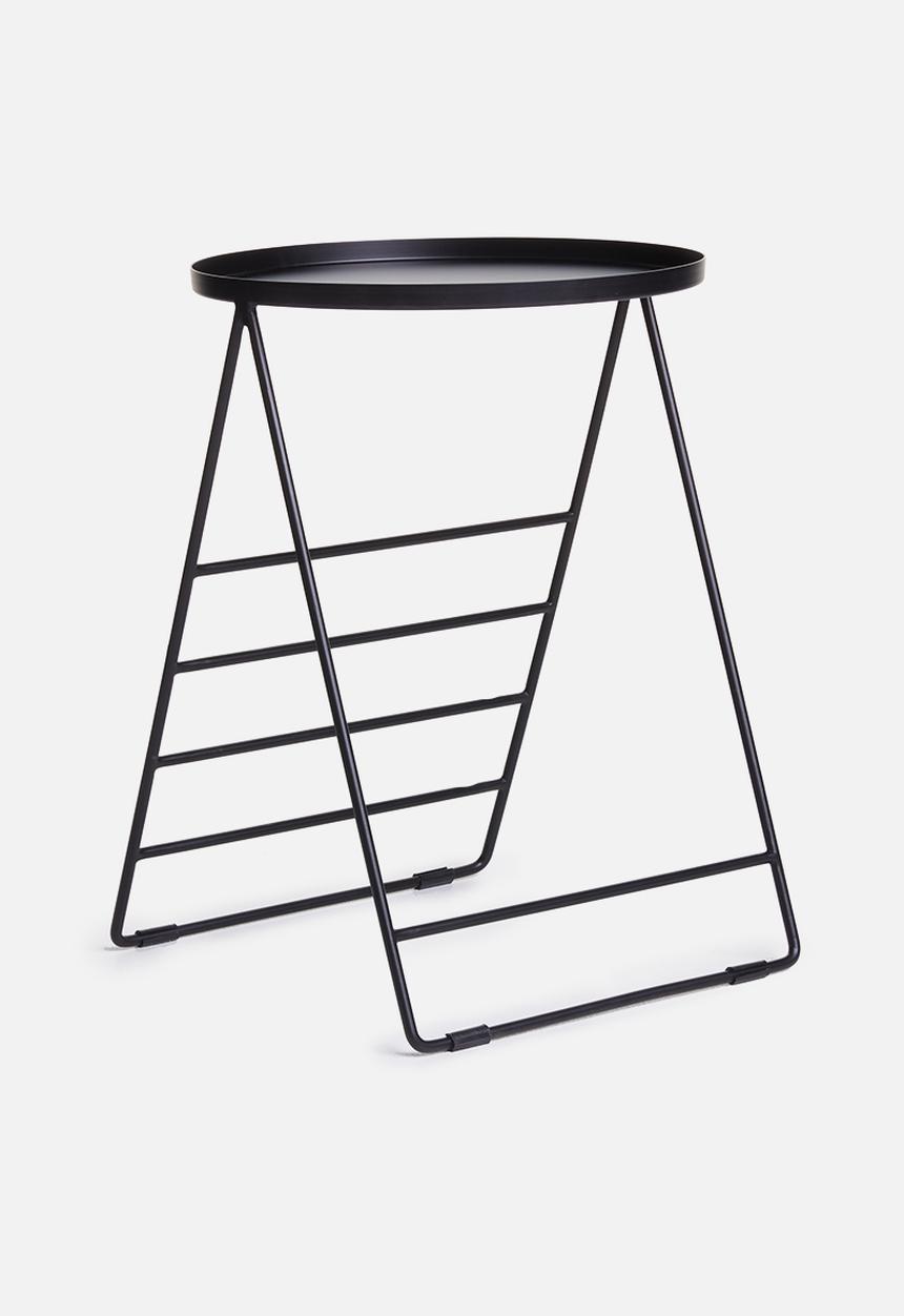 Sixth Floor - Jax side table - black