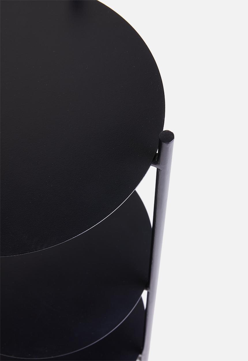 Sixth Floor - Iron plant shelf - black