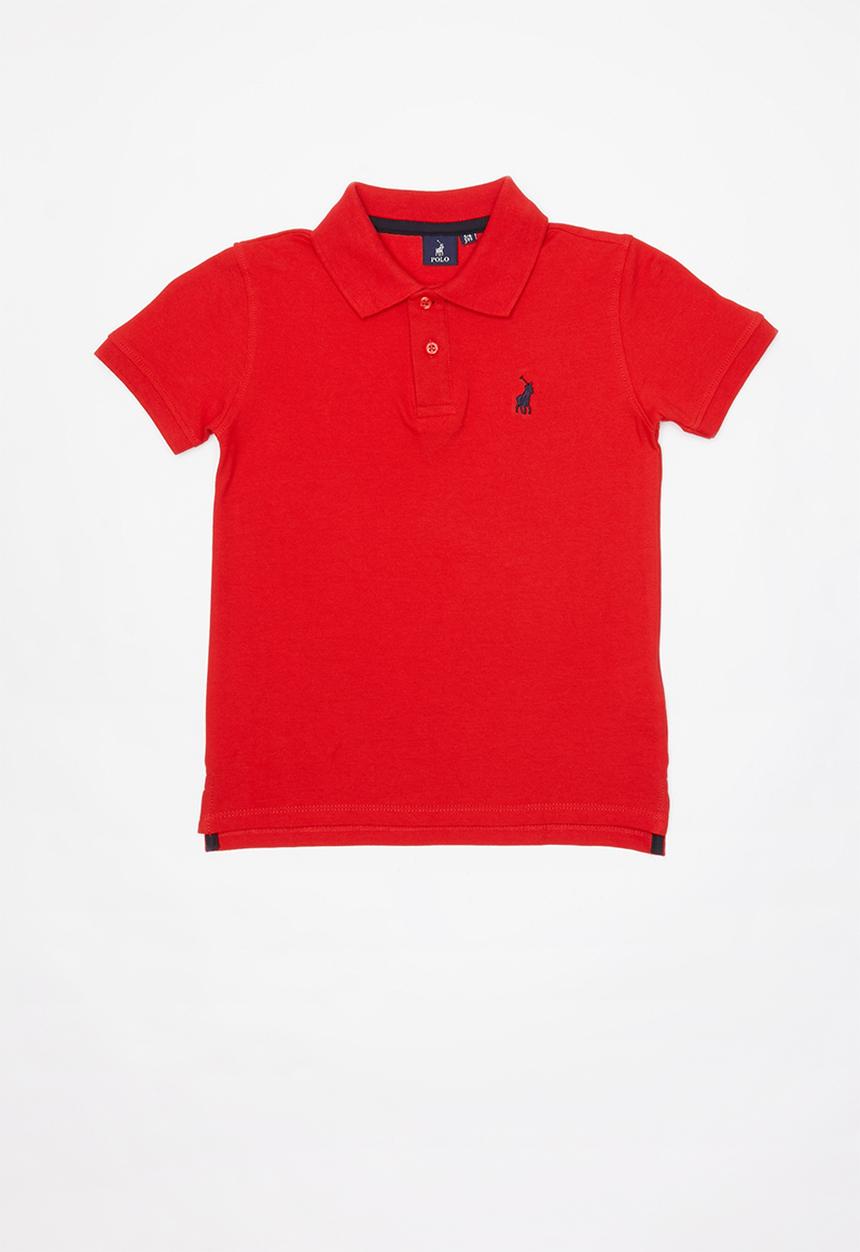 POLO - Austin short sleeve golfer - red
