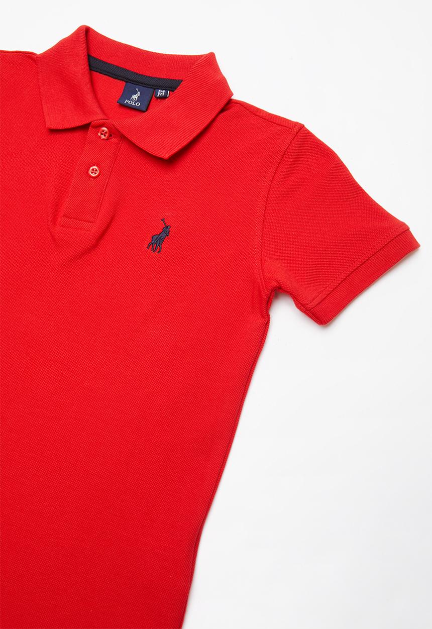 POLO - Austin short sleeve golfer - red
