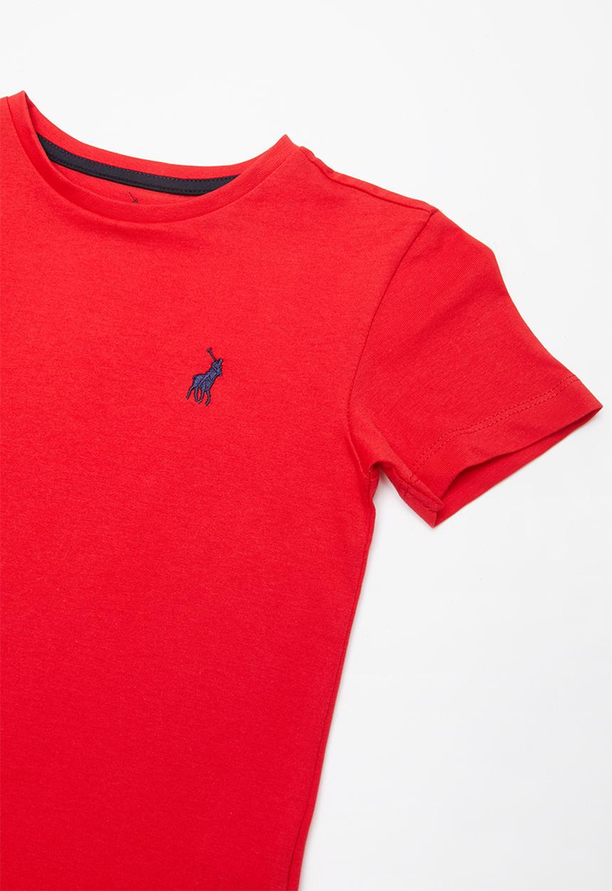 POLO - Boys rick short sleeve tee - red