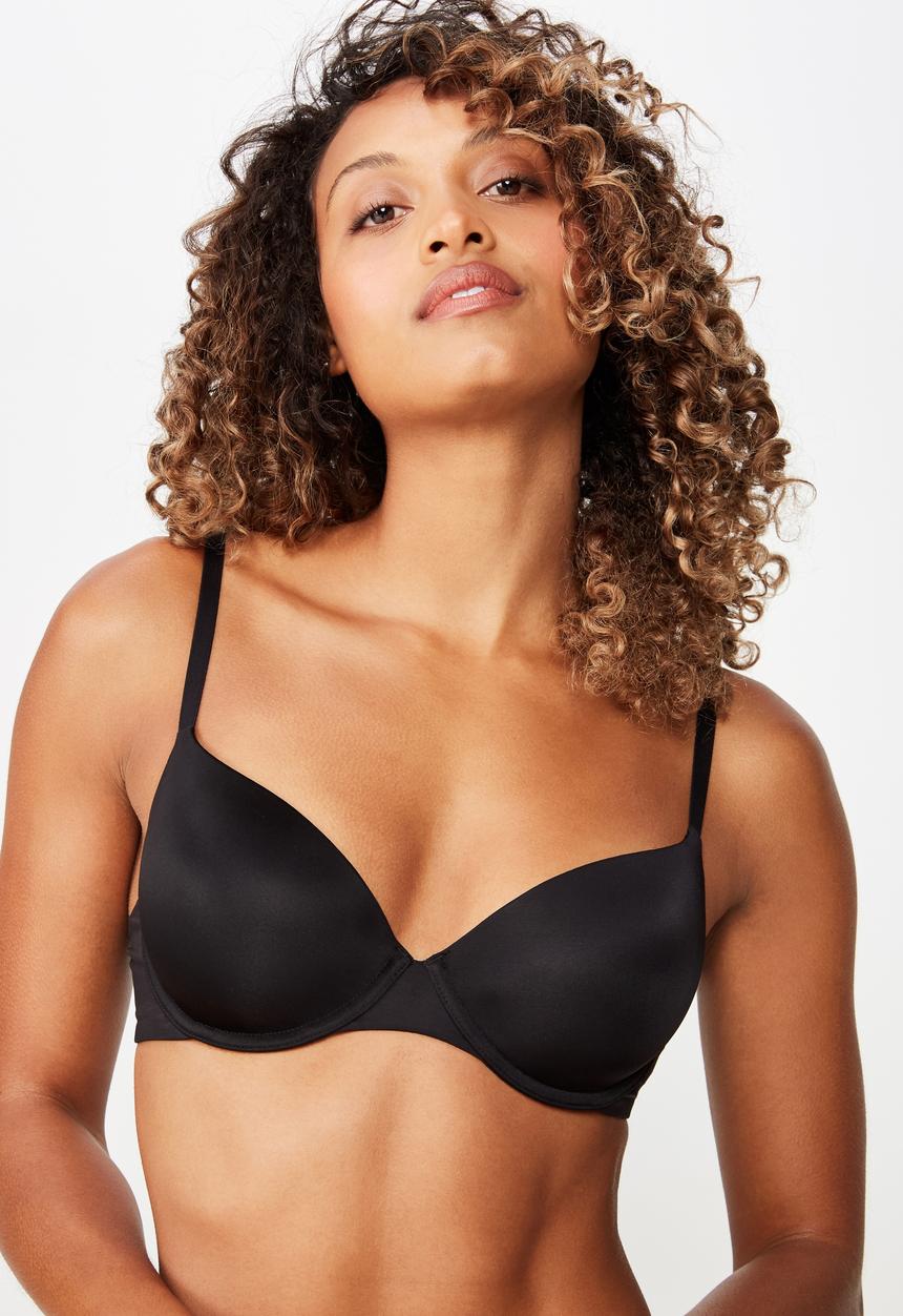 Cotton On - Ultimate comfort T-shirt bra - black