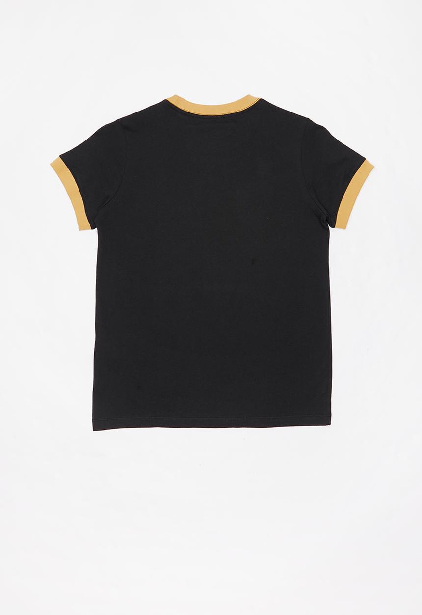 Nike - G nsw tee nike air logo ringer - black & gold