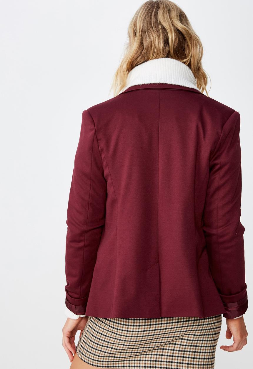 Cotton On - Simba blazer - burgundy 