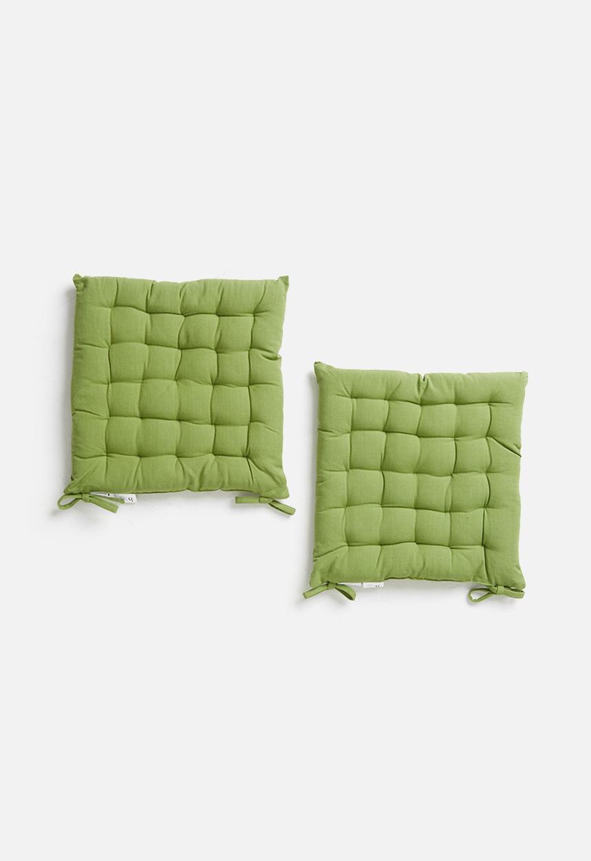 Sixth Floor - Seat cushion set - olive green