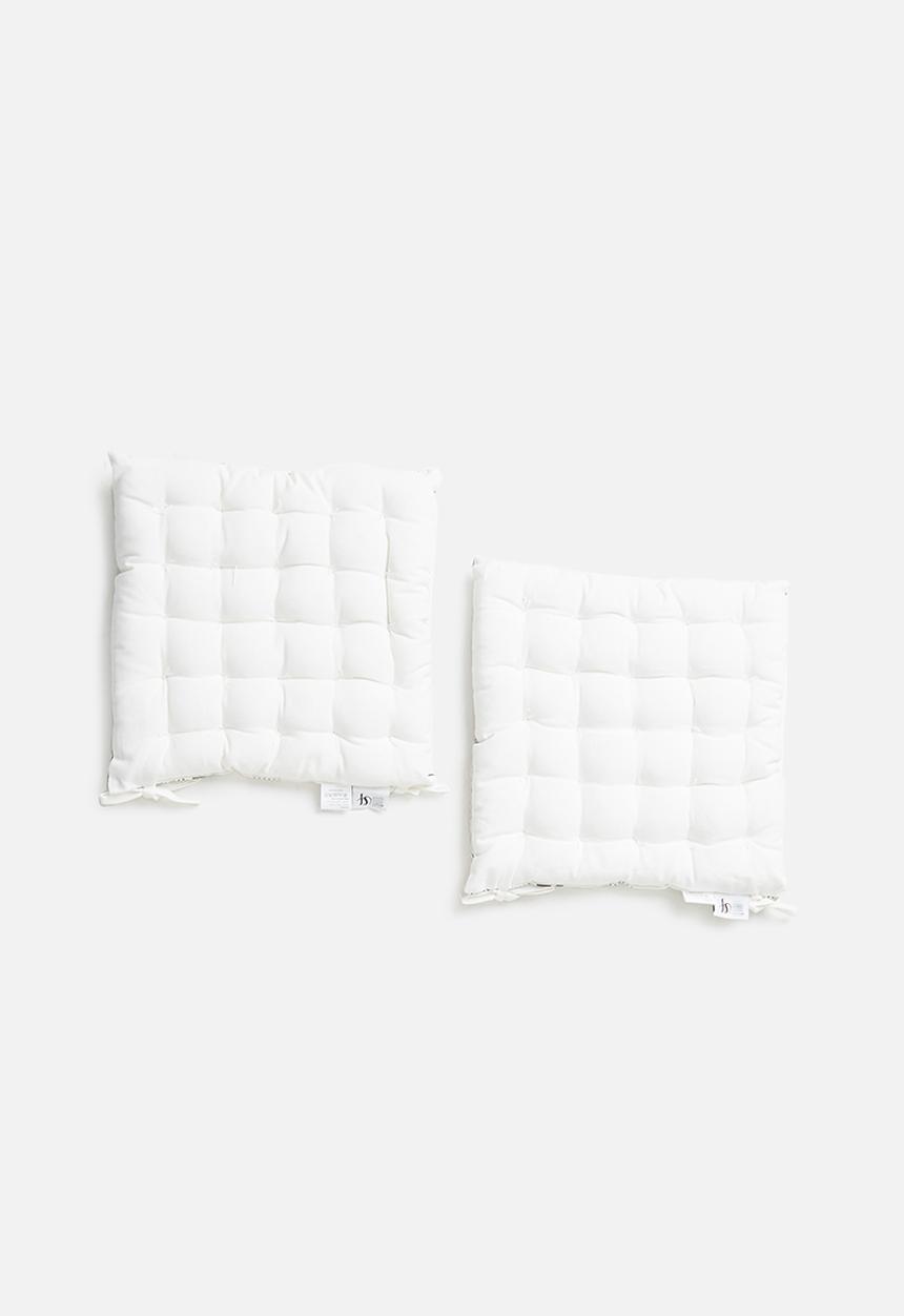 Sixth Floor - Seat cushion set - grey stripes