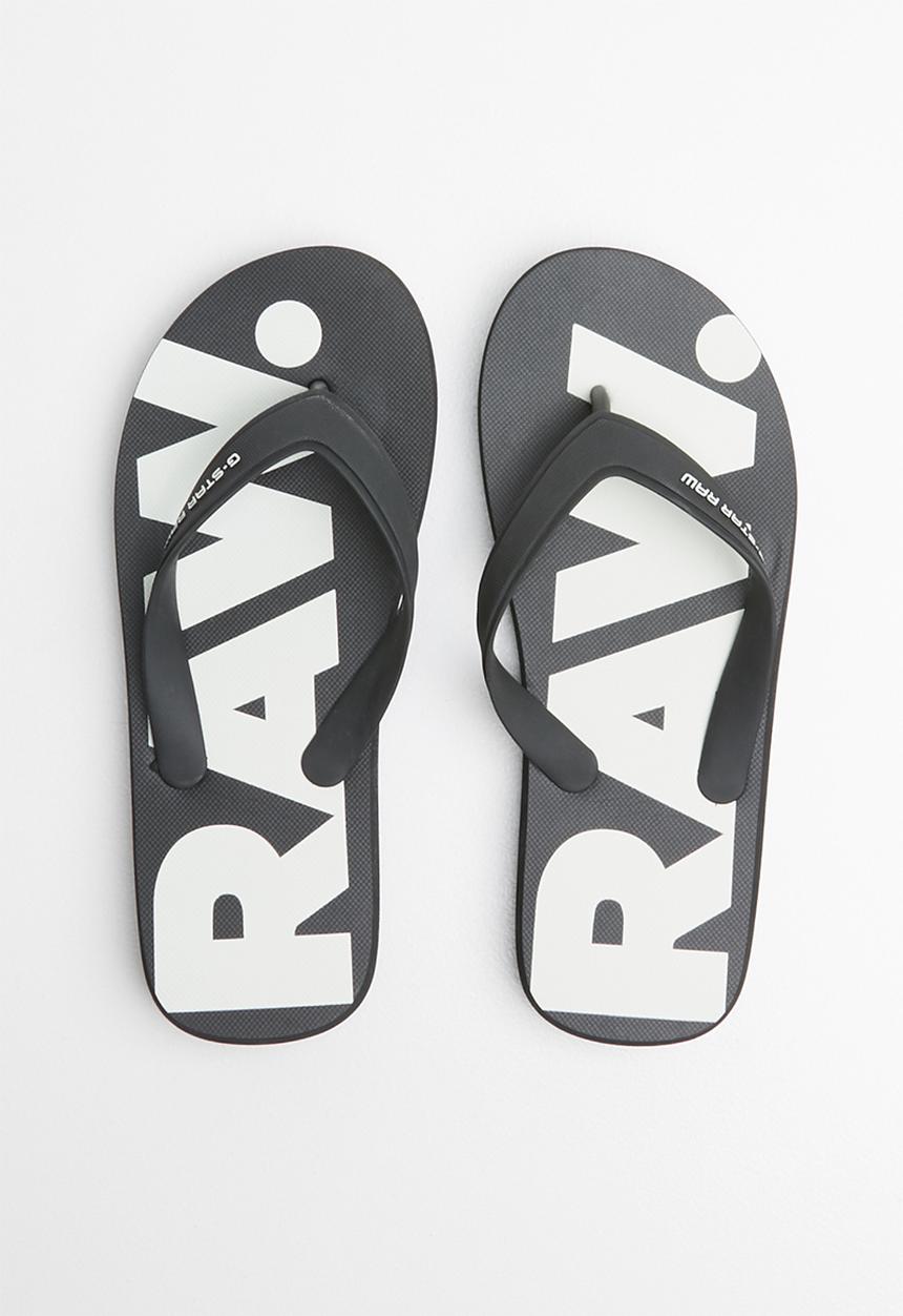G-STAR - Dend flip flops - black & white