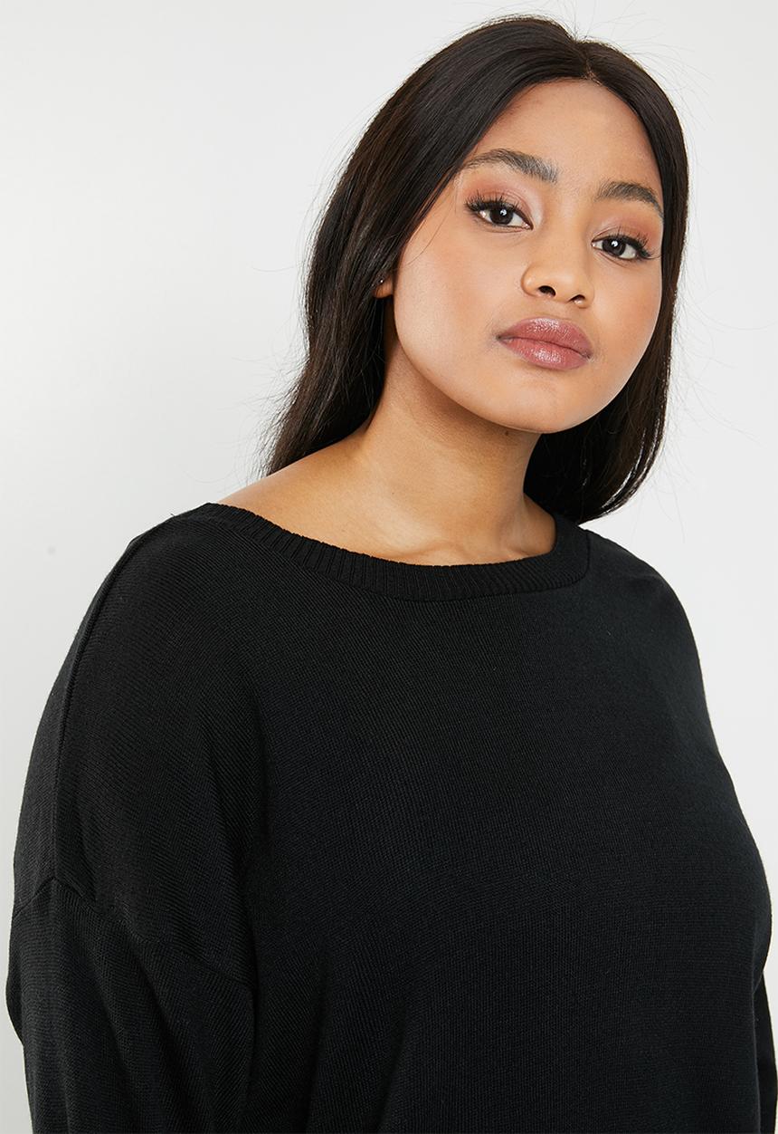 STYLE REPUBLIC PLUS - Twist back jersey - black
